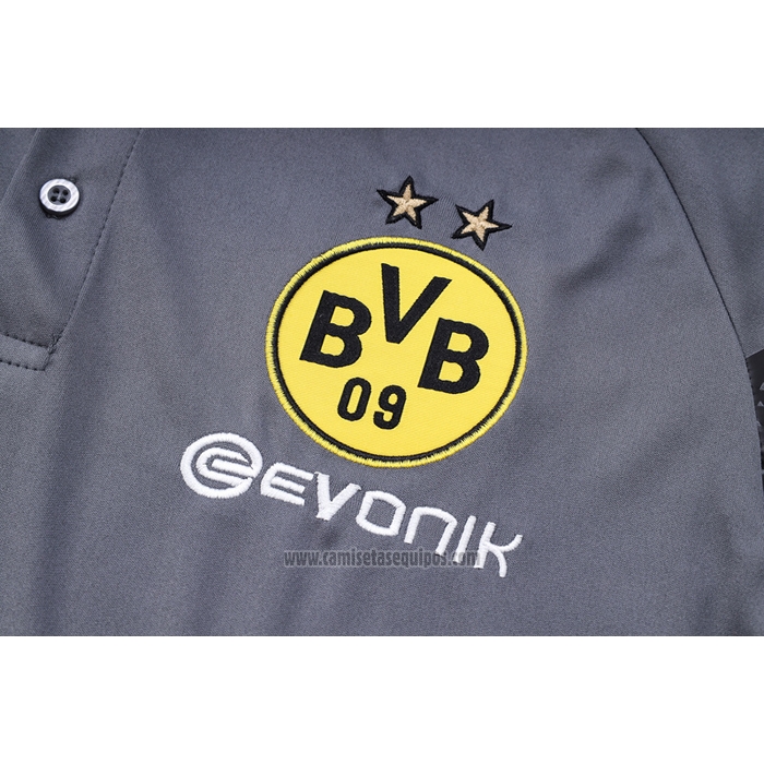 Camiseta Polo del Borussia Dortmund 2023-2024 Gris